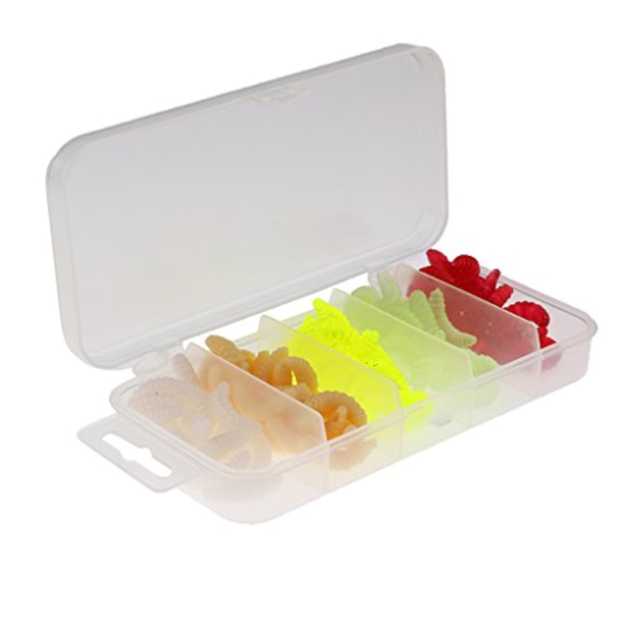 100pcs Soft Fishing Lures Set, Earthworm Flavored